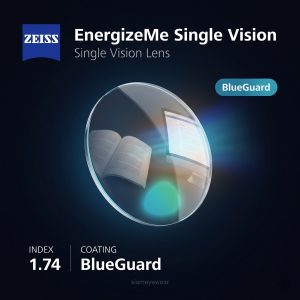 ZEISS EnergizeMe Single Vision 1.74 BlueGuard