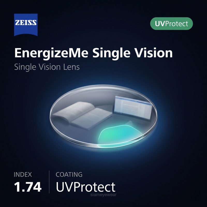 ZEISS EnergizeMe Single Vision 1.74 UVProtect