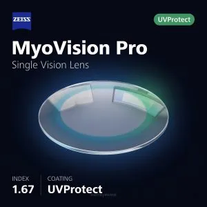 ZEISS MyoVision Pro 1.67 UVProtect