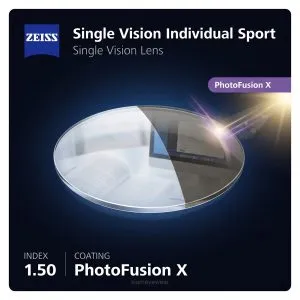 ZEISS Single Vision Individual Sport 1.50 PhotoFusion X