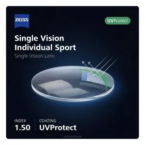 ZEISS Single Vision Individual Sport 1.50 UVProtect