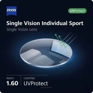 ZEISS Single Vision Individual Sport 1.60 UVProtect