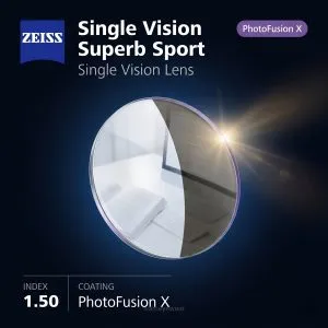 ZEISS Single Vision Superb Sport 1.50 PhotoFusion X
