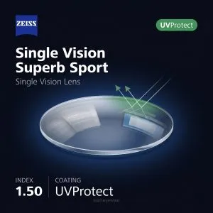 ZEISS Single Vision Superb Sport 1.50 UVProtect