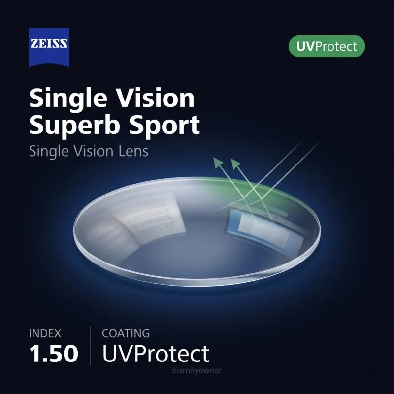 ZEISS Single Vision Superb Sport 1.50 UVProtect