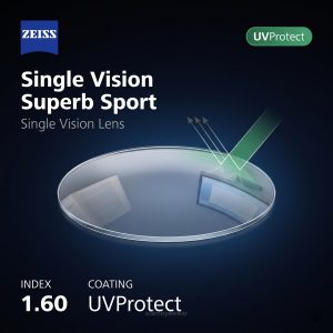 ZEISS Single Vision Superb Sport 1.60 UVProtect