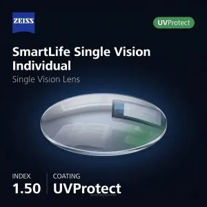 ZEISS SmartLife Single Vision Individual 1.50 UVProtect