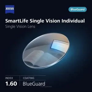 ZEISS SmartLife Single Vision Individual 1.60 BlueGuard