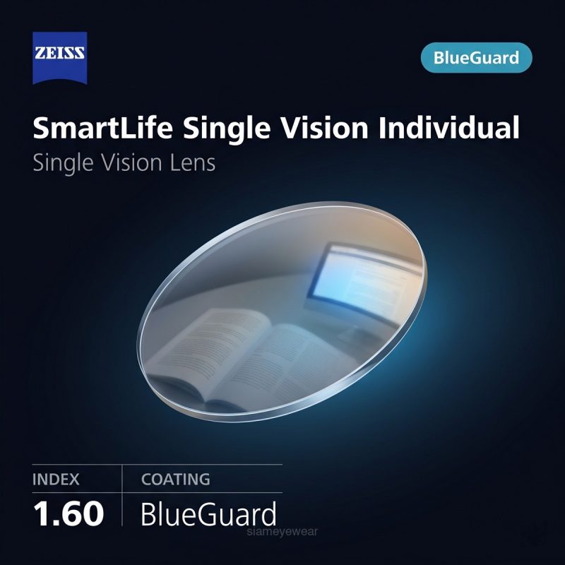 ZEISS SmartLife Single Vision Individual 1.60 BlueGuard