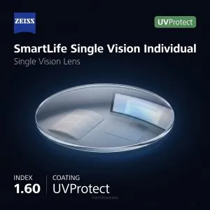 ZEISS SmartLife Single Vision Individual 1.60 UVProtect