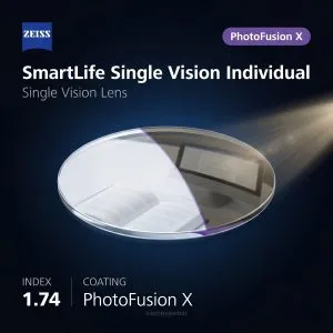 ZEISS SmartLife Single Vision Individual 1.74 PhotoFusion X