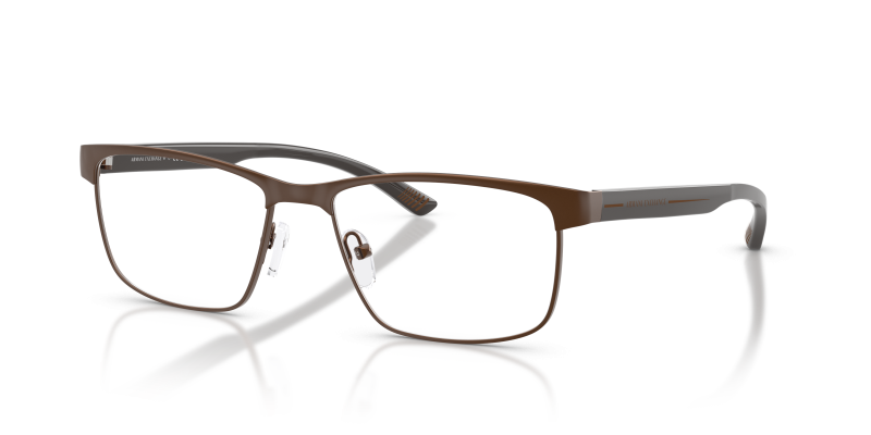 กรอบแว่นสายตา Armani Exchange AX1070-6083 Matte Brown แว่นสายตา Armani Exchange AX1070-6083 สีน้ำตาลด้าน ทรงสี่เหลี่ยมผืนผ้าขอบเต็ม