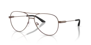 Armani Exchange AX1077-6106 6106 แว่นสายตาทรงนักบินสี Matte Bronze สำหรับทุกเพศ