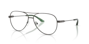 Armani Exchange AX1077 6133 แว่นสายตาทรงนักบินสีเทาด้าน สำหรับทุกเพศ