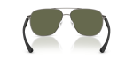 แว่นกันแดด Armani Exchange AX2047S-60689A Shiny Gunmetal Dark Green Polarized Armani Exchange AX2047S-60689A 60689A ขาแว่นด้านใน