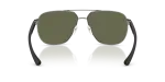 แว่นกันแดด Armani Exchange AX2047S-60689A Shiny Gunmetal Dark Green Polarized Armani Exchange AX2047S-60689A 60689A ขาแว่นด้านใน