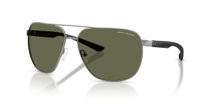 Armani Exchange AX2047S-60689A 60689A แว่นกันแดดทรงกลมเลนส์โพลาไรซ์สีเขียวเข้ม สำหรับผู้ชาย