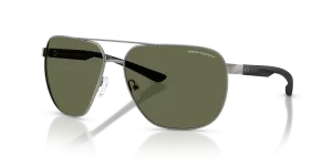 Armani Exchange AX2047S-60689A 60689A แว่นกันแดดทรงกลมเลนส์โพลาไรซ์สีเขียวเข้ม สำหรับผู้ชาย