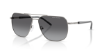 แว่นกันแดด Armani Exchange AX2057S-6003T3 Shiny Gunmetal Polarized Grey Gradient แว่นกันแดด Armani Exchange AX2057S-6003T3 เลนส์โพลาไรซ์ไล่ระดับสีเทา ฟิตกว้าง