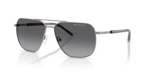 แว่นกันแดด Armani Exchange AX2057S-6003T3 เลนส์โพลาไรซ์ไล่ระดับสีเทา ฟิตกว้าง