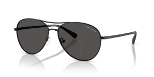 แว่นกันแดด Armani Exchange AX2061S-600087 สีดำด้าน เลนส์เทาเข้ม ทรงนักบิน