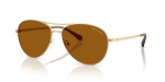แว่นกันแดด Armani Exchange AX2061S-612163 Matte Pale Gold Dark Bronze แว่นกันแดด Armani Exchange AX2061S-612163 สี Pale Gold เลนส์ทองแดงเข้ม