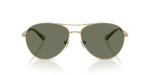 แว่นกันแดด Armani Exchange AX2061S-61219A Matte Pale Gold Dark Green Polarized แว่นกันแดด Armani Exchange AX2061S-61219A ด้านหน้า