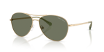 แว่นกันแดด Armani Exchange AX2061S-61219A Matte Pale Gold Dark Green Polarized แว่นกันแดด Armani Exchange AX2061S-61219A เลนส์โพลาไรซ์สีเขียวเข้ม กรอบทอง