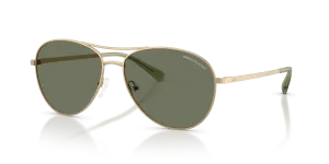 แว่นกันแดด Armani Exchange AX2061S-61219A เลนส์โพลาไรซ์สีเขียวเข้ม กรอบทอง