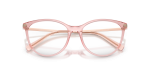 กรอบแว่นสายตา Armani Exchange AX3078-8339 Shiny Transparent Pink แว่นสายตา Armani Exchange AX3078-8339 สีชมพูโปร่งใสประกาย มุมโคลสอัพด้านหน้า