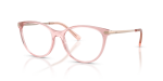 กรอบแว่นสายตา Armani Exchange AX3078-8339 Shiny Transparent Pink แว่นสายตา Armani Exchange AX3078-8339 สีชมพูโปร่งใสประกาย มุมเฉียงสามส่วนสี่