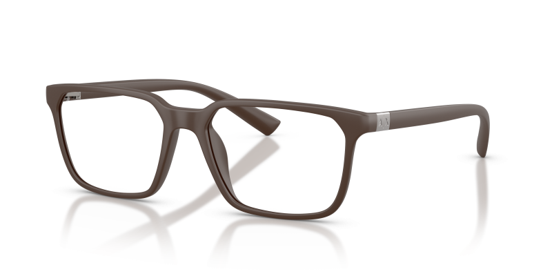 กรอบแว่นสายตา Armani Exchange AX3144U-8412 Matte Brown แว่นสายตา Armani Exchange AX3144U-8412 มุมเฉียง สีน้ำตาลด้าน สำหรับผู้ชาย