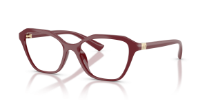 แว่นสายตา Armani Exchange AX3145U-8387 มุมเฉียง สีบอร์โดประกาย สำหรับผู้หญิง