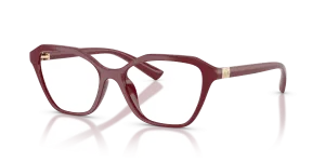 แว่นสายตา Armani Exchange AX3145U-8387 มุมเฉียง สีบอร์โดประกาย สำหรับผู้หญิง