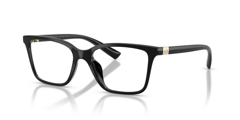 กรอบแว่นสายตา Armani Exchange AX3146U-8158 Shiny Black แว่นสายตา Armani Exchange AX3146U-8158 มุมเฉียง สีดำประกาย สำหรับผู้หญิง
