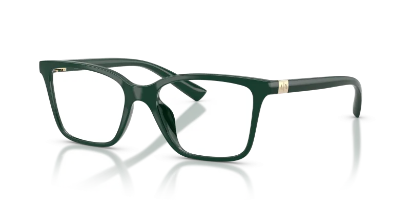 กรอบแว่นสายตา Armani Exchange AX3146U-8416 Shiny Green แว่นสายตา Armani Exchange AX3146U-8416 มุมเฉียง สีเขียวประกาย สำหรับผู้หญิง