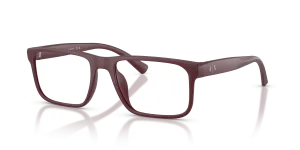 แว่นสายตา Armani Exchange AX3147U-8413 มุมเฉียง สีเบอร์กันดีด้าน สำหรับผู้ชาย