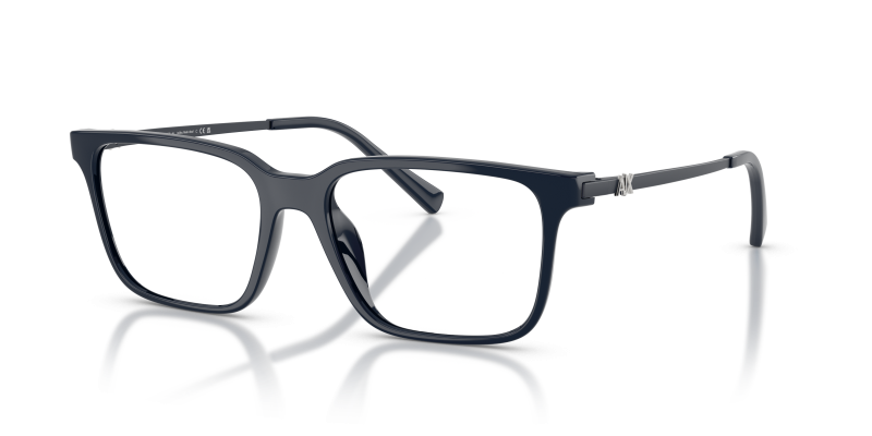 แว่นสายตา Armani Exchange AX3149U-8419 มุมเฉียง สีน้ำเงินประกาย สำหรับผู้หญิง