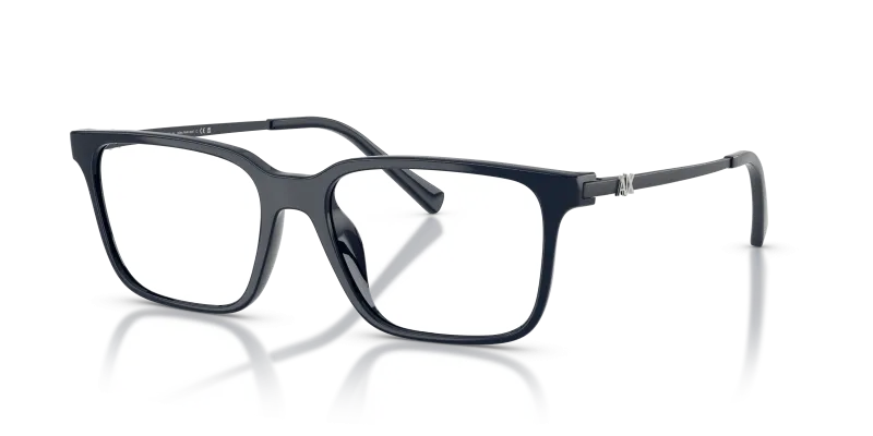 แว่นสายตา Armani Exchange AX3149U-8419 มุมเฉียง สีน้ำเงินประกาย สำหรับผู้หญิง