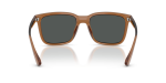 แว่นกันแดด Armani Exchange AX4112SU-835887 Shiny Transparent Brown Dark Grey แว่นกันแดด Armani Exchange AX4112SU-835887 ขาแว่นด้านใน