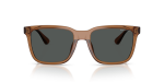 แว่นกันแดด Armani Exchange AX4112SU-835887 Shiny Transparent Brown Dark Grey แว่นกันแดด Armani Exchange AX4112SU-835887 ด้านหน้า