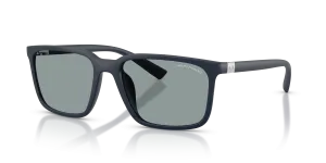 แว่นกันแดด Armani Exchange AX4172SU-8181/1 มุมเฉียง สีน้ำเงินด้าน สำหรับผู้ชาย