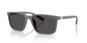 แว่นกันแดด Armani Exchange AX4172SU-841187 มุมเฉียง สีเทาด้าน สำหรับผู้ชาย