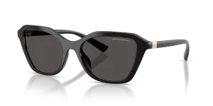แว่นกันแดด Armani Exchange AX4173SU-815887 มุมเฉียง สีดำประกาย สำหรับผู้หญิง