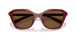 แว่นกันแดด Armani Exchange AX4173SU-838773 Shiny Bordeaux Brown แว่นกันแดด Armani Exchange AX4173SU-838773 close-up ด้านหน้า