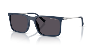 แว่นกันแดด Armani Exchange AX4175SU-839987 มุมเฉียง สีน้ำเงินด้าน สำหรับผู้ชาย