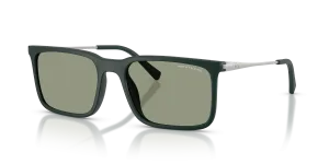 แว่นกันแดด Armani Exchange AX4175SU-8417/2 มุมเฉียง สีเขียวด้าน สำหรับผู้ชาย
