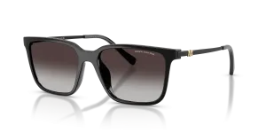 แว่นกันแดด Armani Exchange AX4176SU-81588G มุมเฉียง สีดำประกาย สำหรับผู้หญิง