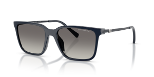 แว่นกันแดด Armani Exchange AX4176SU-8419T3 มุมเฉียง สีน้ำเงินประกาย สำหรับผู้หญิง