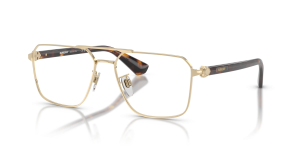 แว่นสายตา Burberry BE1395D-1109 มุมเฉียง สีทองอ่อน สำหรับผู้ชาย